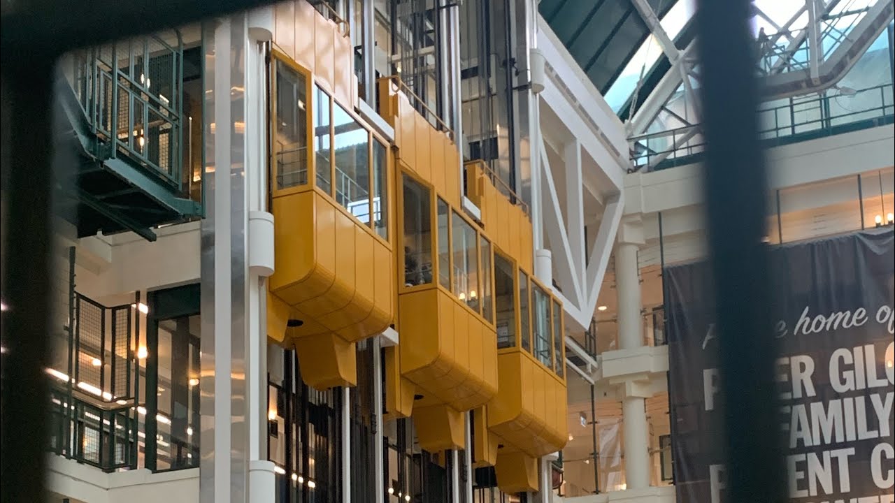 EPIC Otis Elevonic 401 scenic Elevators @ Sick Kids Hospital, Downtown Toronto ON