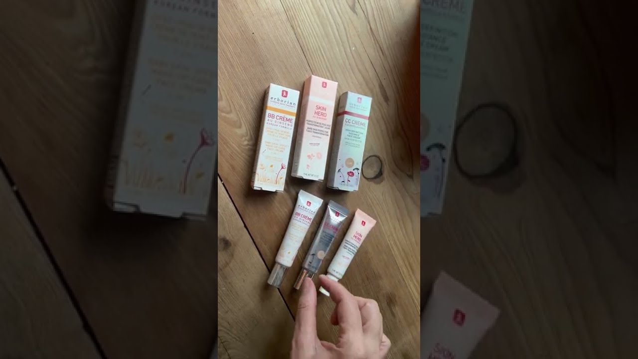 SWATCHES OF ERBORIAN SKIN HERO, BB AND CC CREAM- @YOURREQUEST 🥰