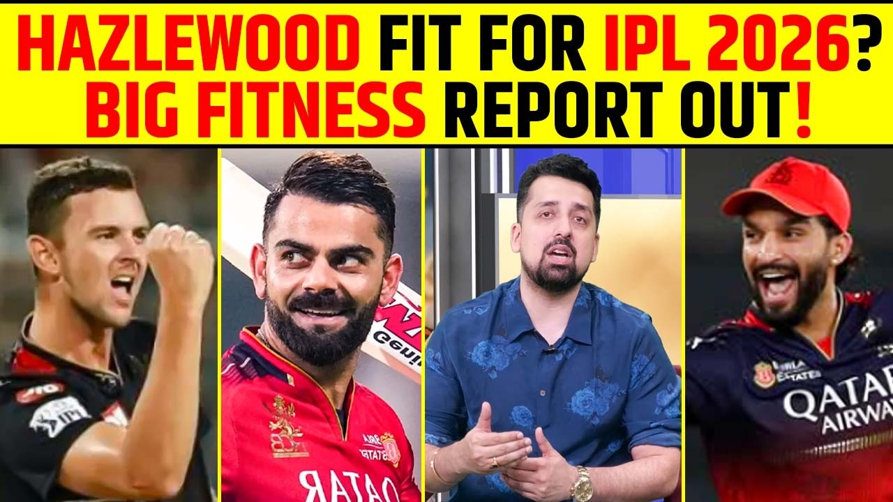 IPL 2026: HAZLEWOOD FIT OR NOT? INSIDE FITNESS REPORT #joshhazlewood #viratkohli #rcb #ipl2026