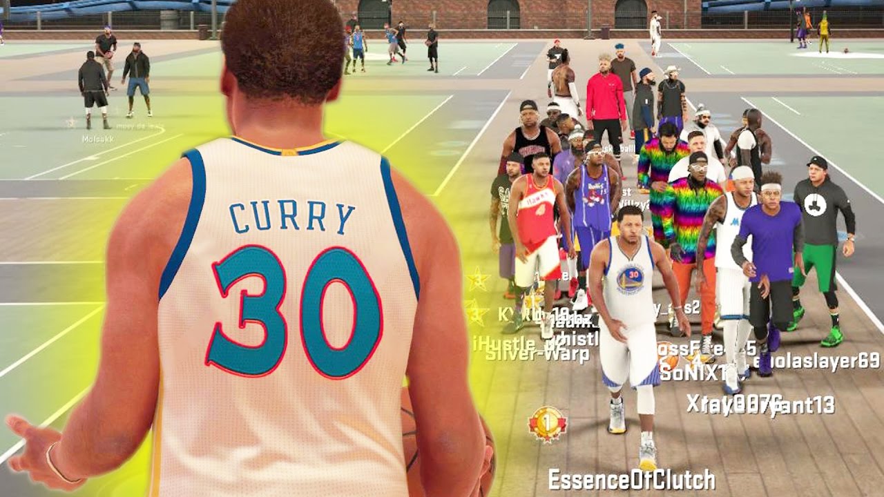 STEPHEN CURRY SPLASHING THREES AT THE PARK!? ft. KEVIN DURANT + DRAYMOND GREEN!
