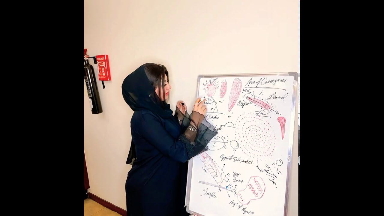 الدكتورة مريم شنشول، قياس زاوية وسرعة وإتجاه الدم في مسرح الجريمة