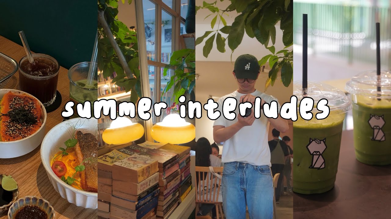 Summer interludes: being performative for a day (KL Reads📚, Matcha🍵, Local Market🛍️ etc)