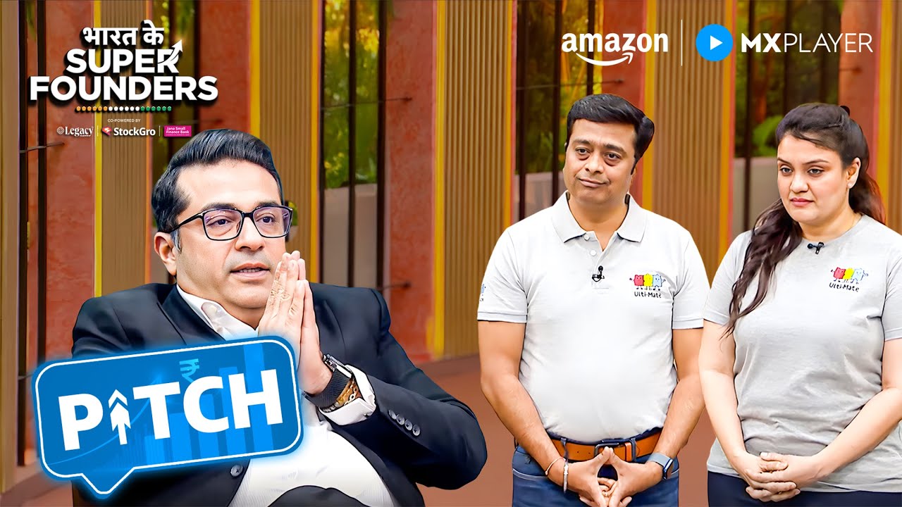 बच्चों की App Ulti-Mate से Tycoons हुए Unhappy | Pitch | Bharat Ke Super Founders | Amazon MX Player
