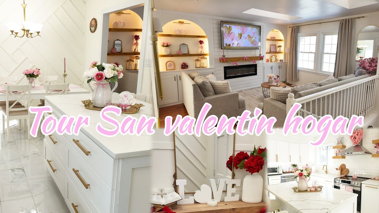 Así decoré mi hogar para San Valentín 💕| Tour acogedor💖