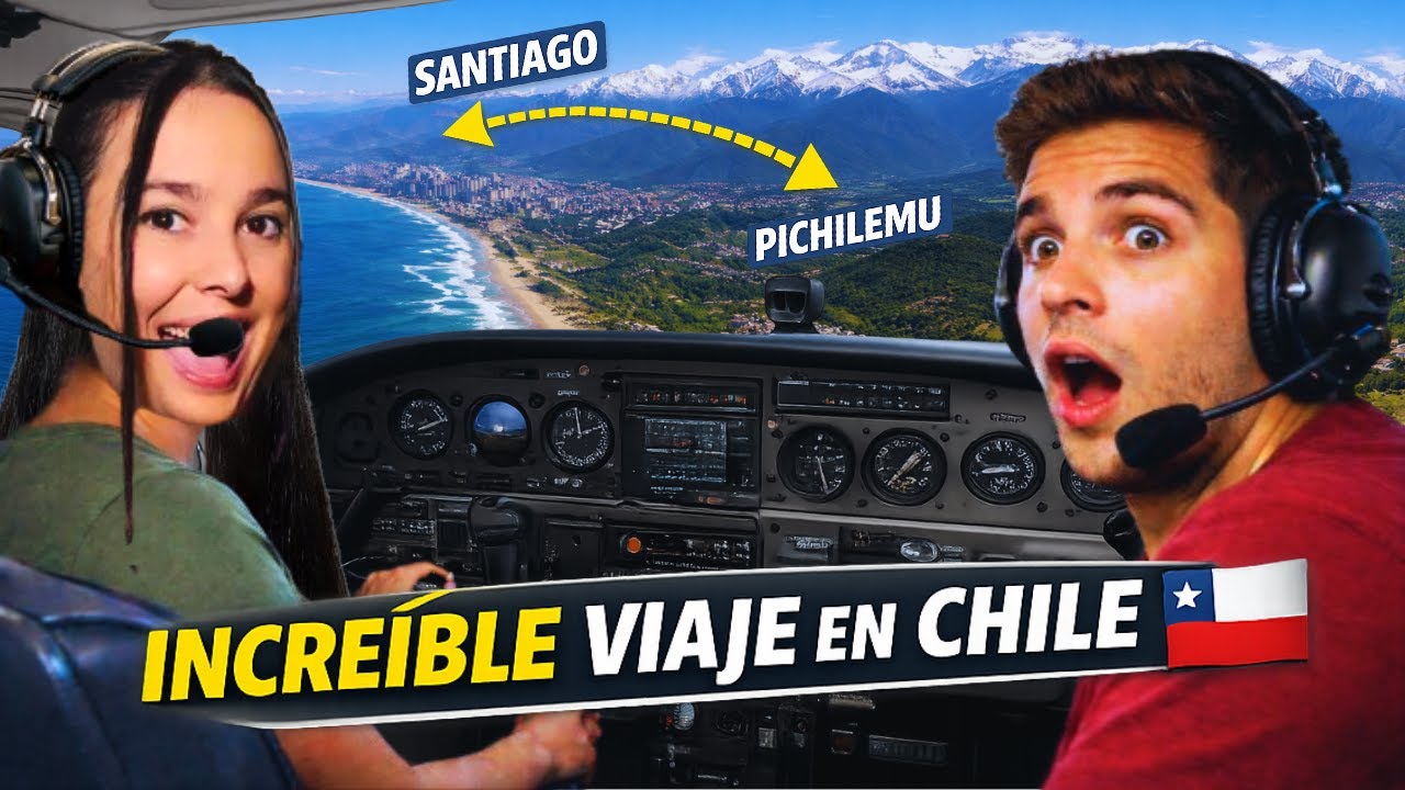 La experiencia MÁS INCREÍBLE que he vivido en CHILE ¡Volamos desde Pichilemu a Santiago!