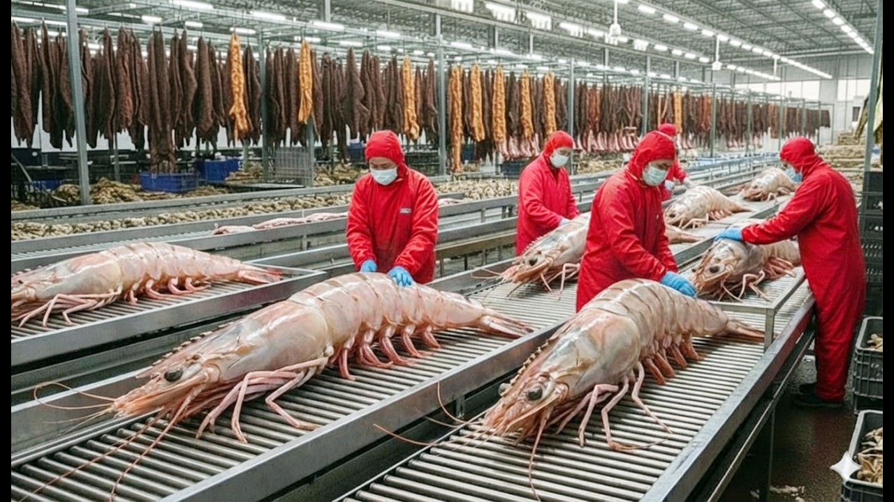 How Shrimp Paste Is Made in the USA | Full Factory Process Tour (Behind the Scenes)