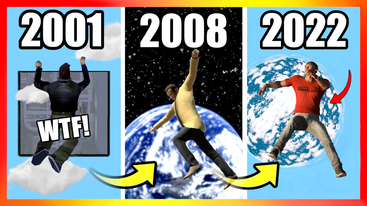 Falling FROM SPACE in GTA Games! (2001-2022)