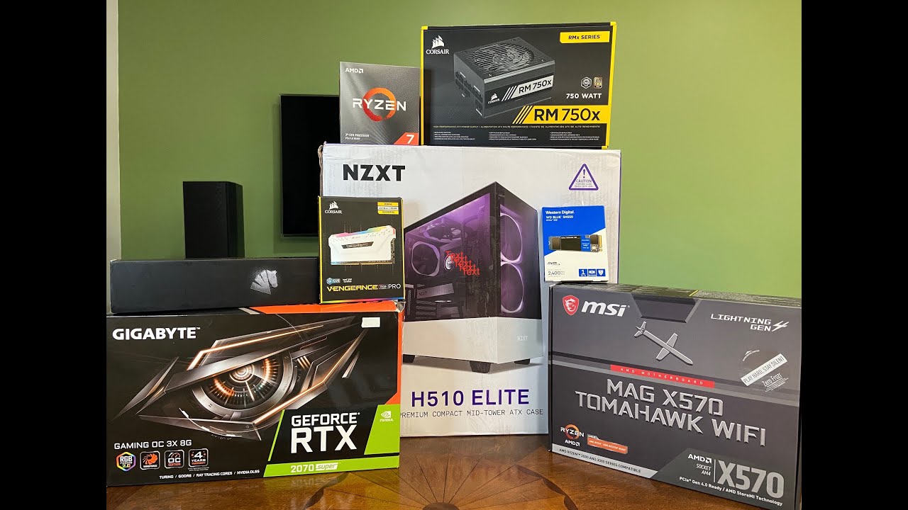 Building my dream PC(Part 1 Hardware) #AMDRyzen #3700X #MSI #X570 #NZXT #H510