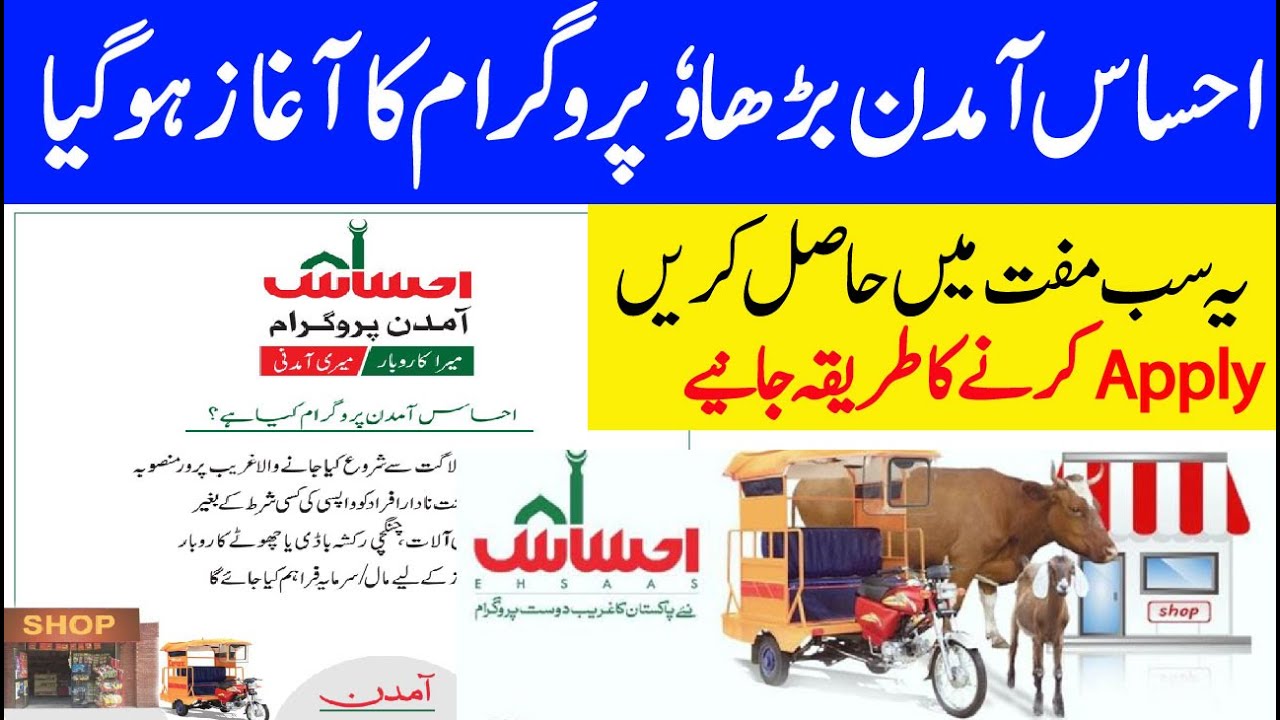 Ehsaas Amdan Program 2020/ amdan barahao program complete details and how to apply
