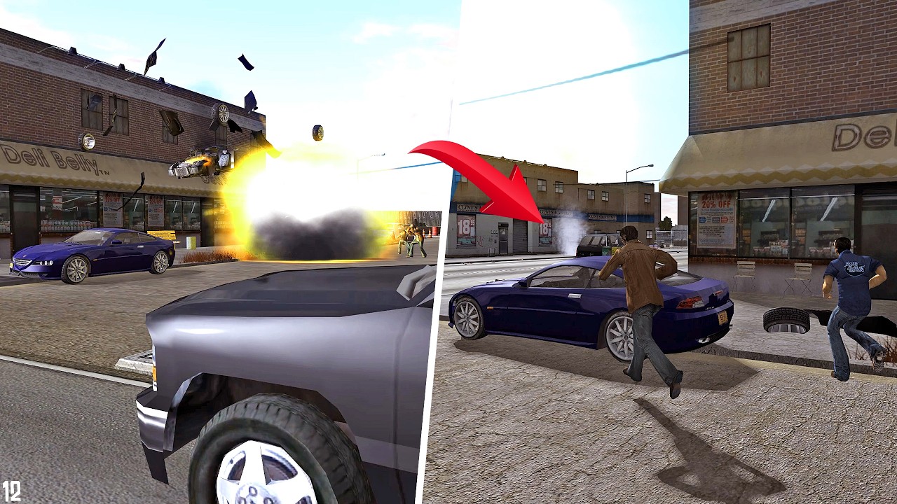 النجاة بأعجوبة من محاولة الإغتيال في لعبة درايفر 4 | Driver: Parallel Lines Walkthrough #12