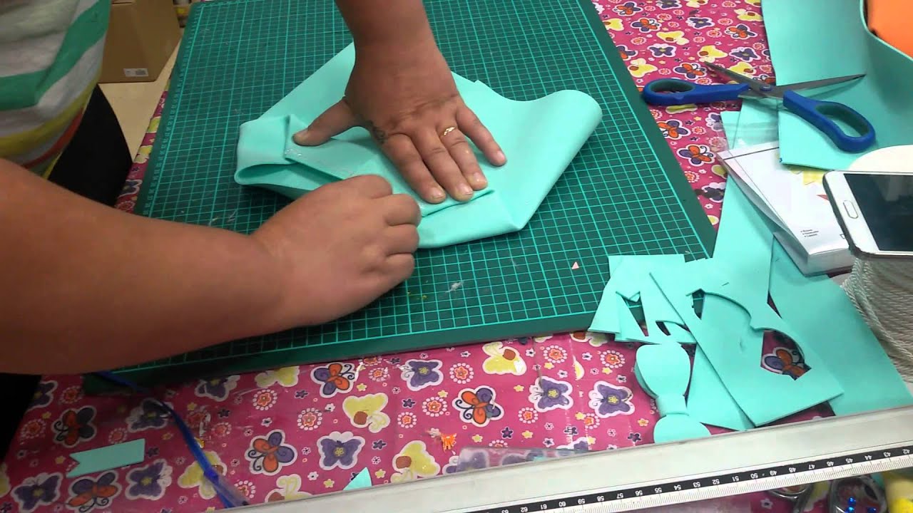 tutorial borsa con manici in gomma creplafommy