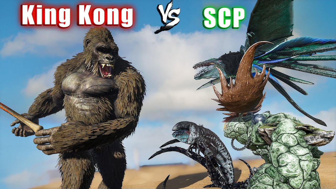 King Kong VS SCP | ARK Mod Battle Ep.130