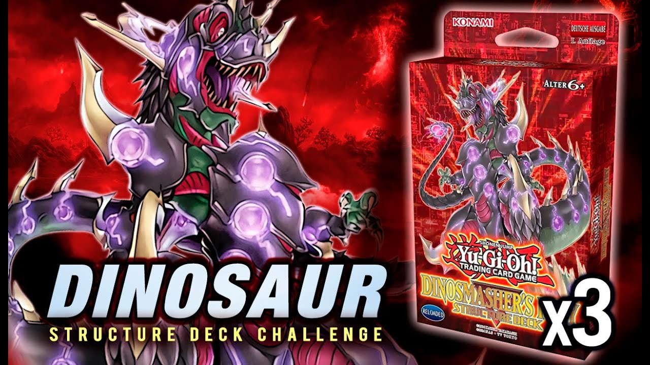 DINOSAUR Deck + Análisis 📈 | 💲30 Structure Deck Dinomasher's Fury x3 [REPRINT]