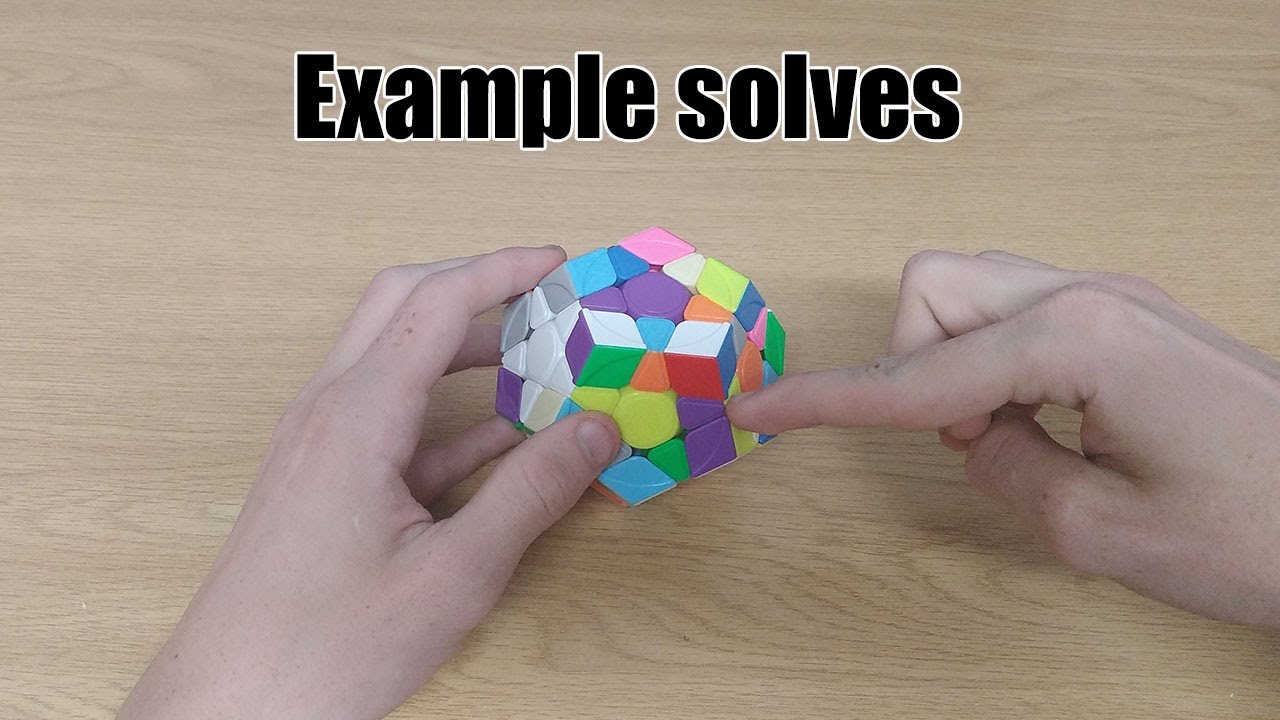 5 Megaminx Example Solves