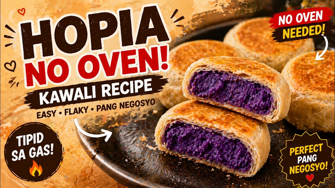 No Oven HOPIA | Step by Step | Hopiang Ube | Homebase negosyo | Pang Negosyo | Bless Channel