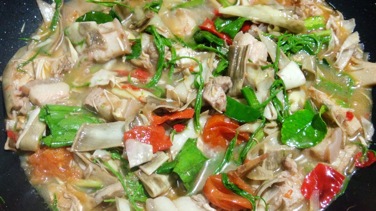 Ep-114แกงหัวปลีใส่หมูสามชั้น อร่อยมากๆๆๆๆๆ@Many-menus