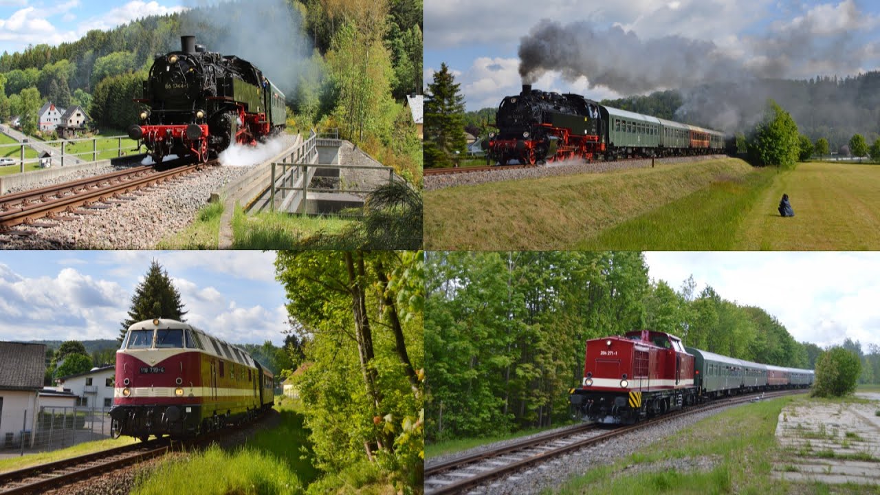 150 Jahre Flöhatalbahn und Bahnhofsfest in Pockau-Lengefeld