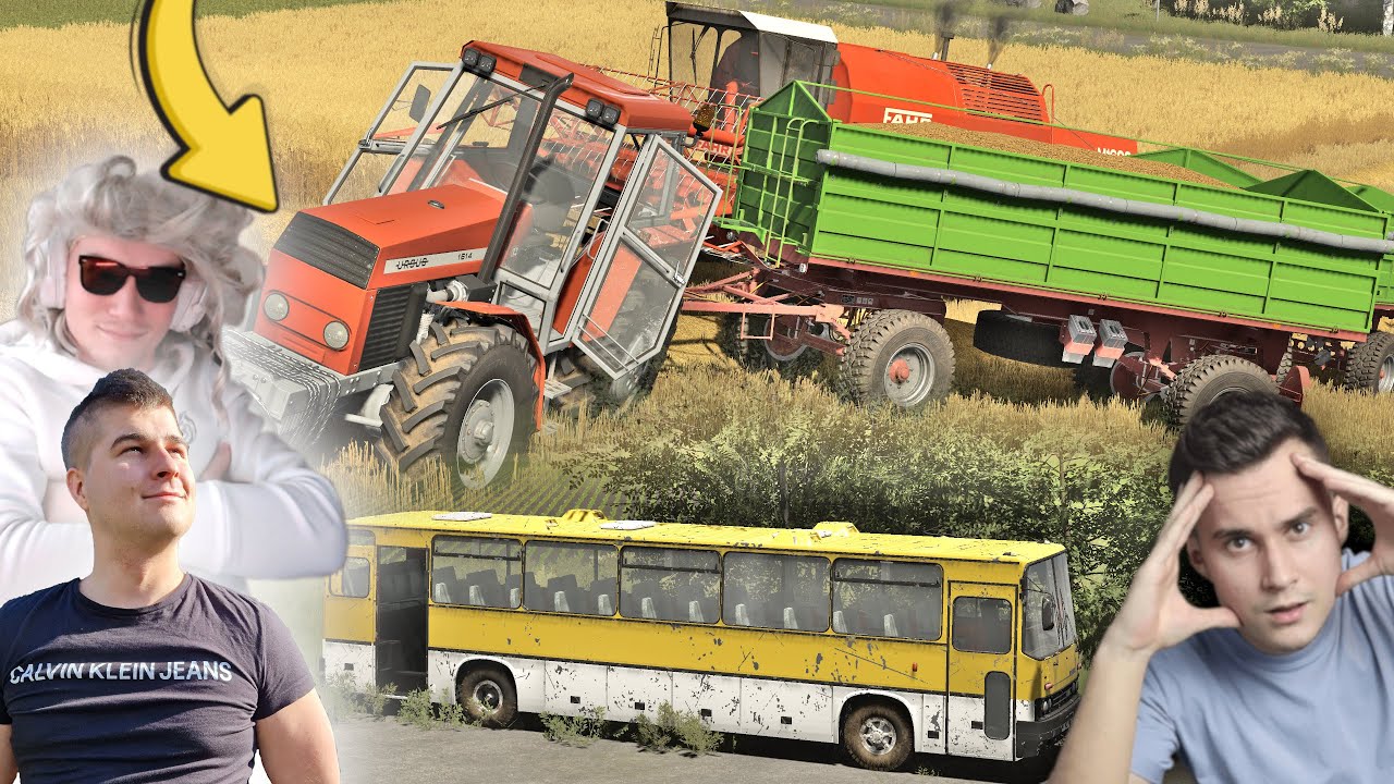 TO KOŃCÓWKA SERII... 😕 WYJEŻDŻAM AUTOBUSEM? 😮 OPOROWY WYJAZD Z POLA!🐮POLSKA WIEŚ🐷 224
