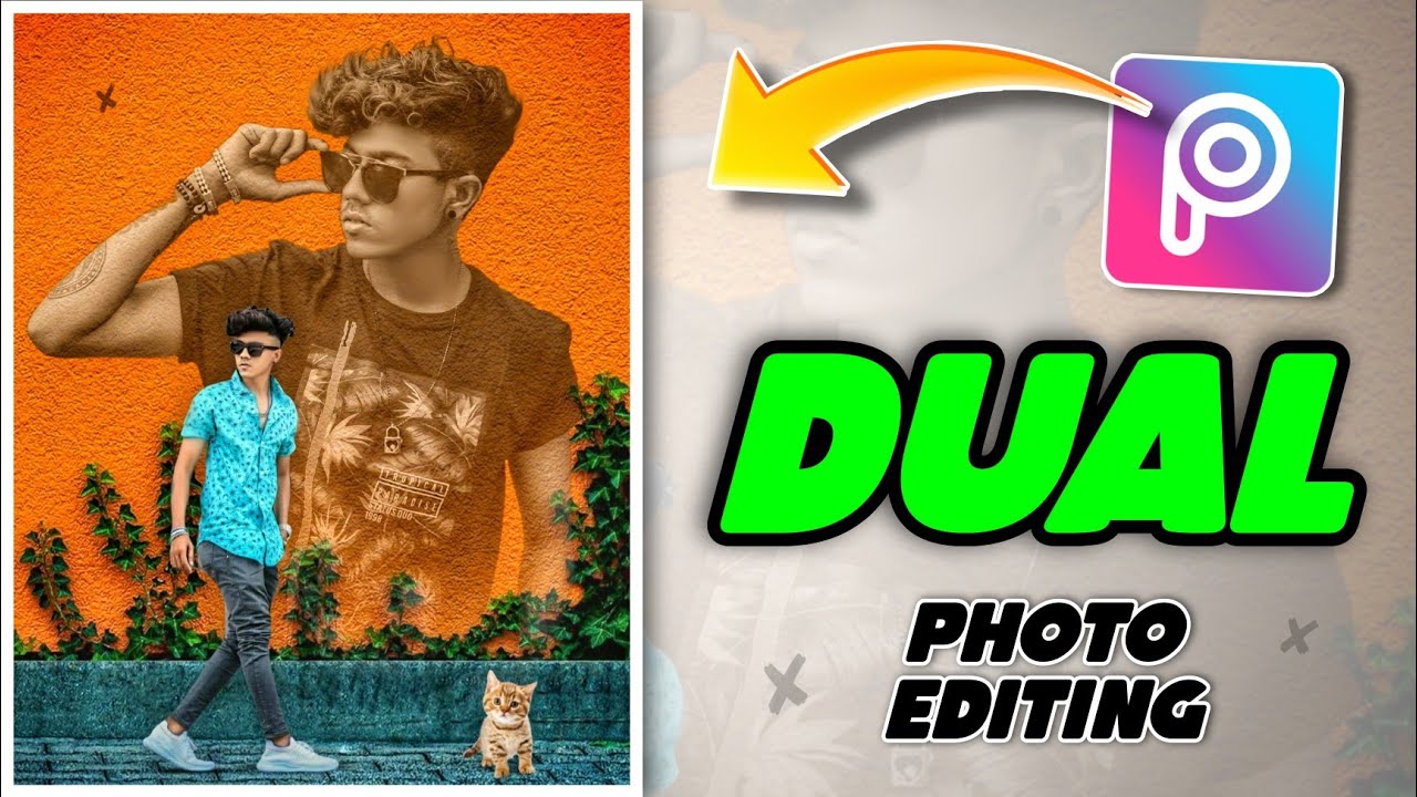 New DuaL Photo Editing in PicsArt || Picsart Photo Editing Tutorial - Xyaa Edits 🔥