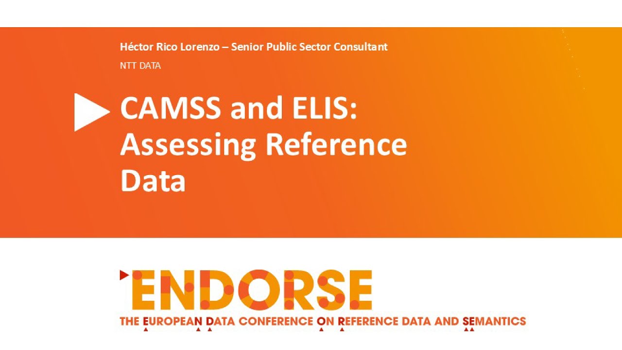 CAMSS ELIS: Оценка референтных данных – Гектор Рико-Лоренцо