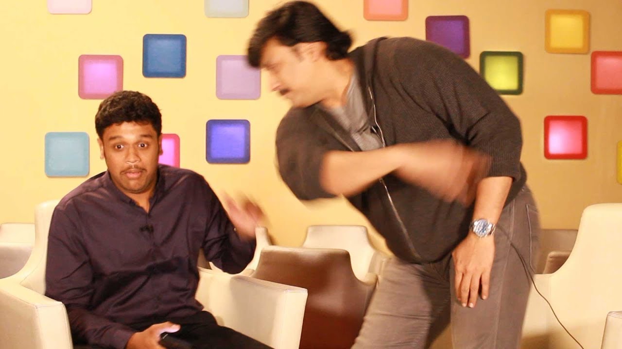 Oops: Actor Prashanth SLAPS VJ Nikki