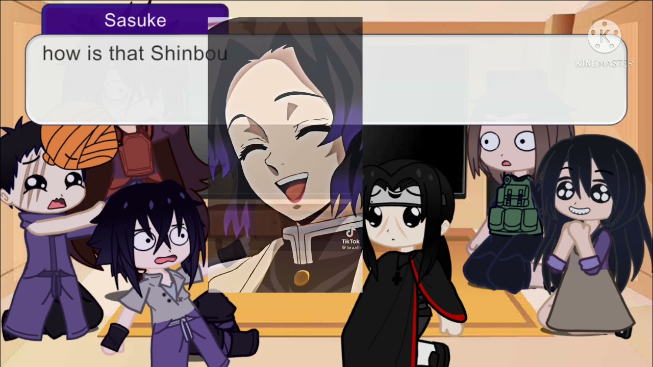 Uchiha clan reacts to the butterfly sisters AU🦋