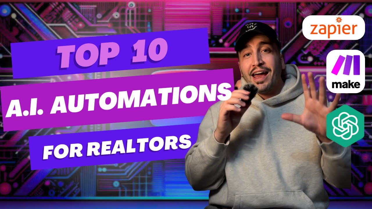 Top 10 AI Automations for Real Estate Agents | Zapier, Make.com, ChatGPT Workflows!