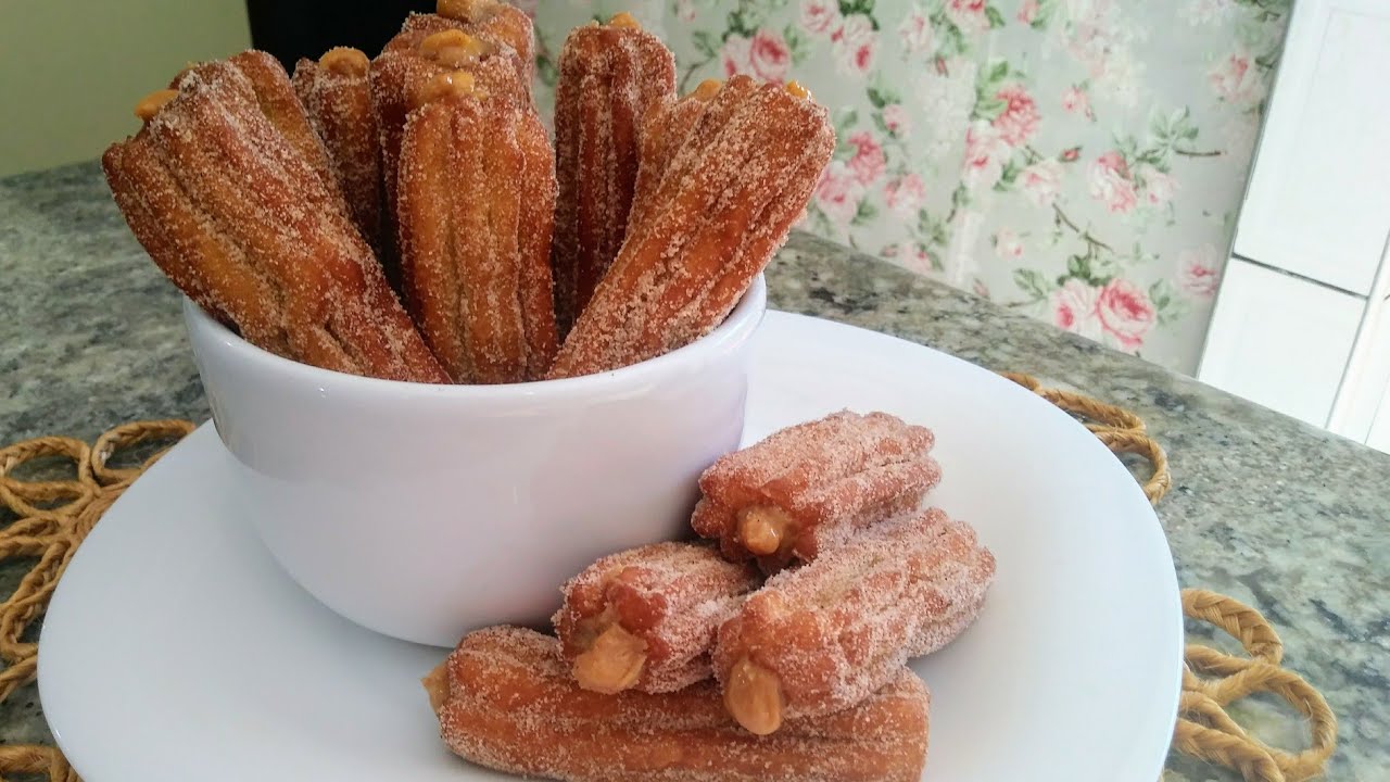 CHURROS DE DOCE DE LEITE-SOBREMESA COM GOSTINHO DE INFÂNCIA