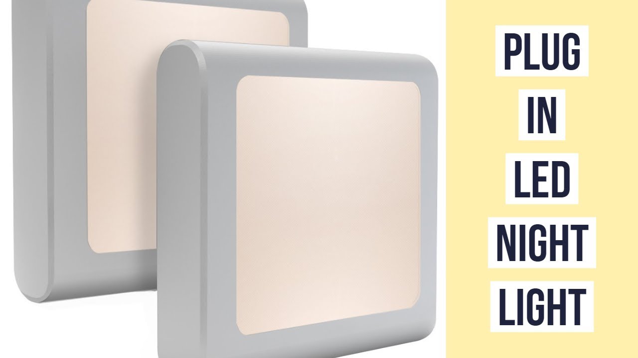 MAZ-TEK Plug-In Led Night Light | ADJUSTABLE BRIGHTNESS NIGHTLIGHT PLUG | Auto Dusk to Dawn Sensor