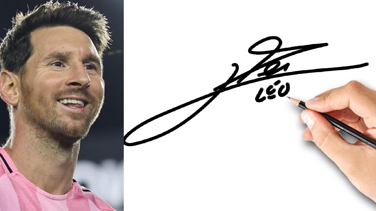 HOW TO MAKE MESSI SIGNATURE EASY | DRAWING STEP BY STEP