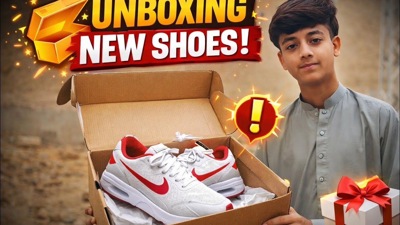 I REVELED MY NEW SHOES ❤️ UNBOXING SHOES 👟