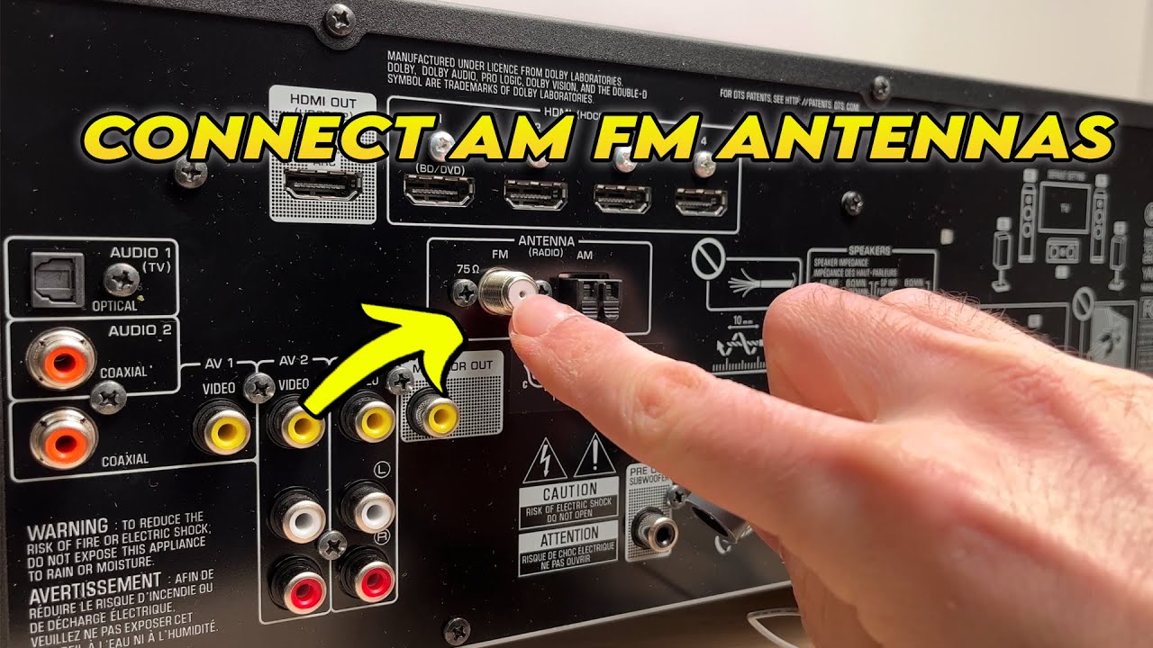AV-ресивер Yamaha: как настроить антенны AM/FM-радио