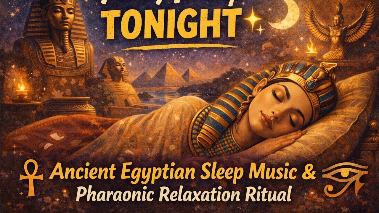 Pharaonic Magic Sleep Ritual ✨ Ancient Sleep MusicFall Asleep Under the Power of the Great Pyramid