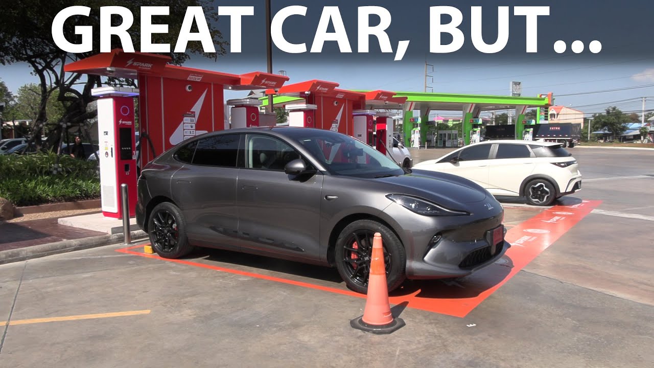 MG IM6 75 kWh RWD driving from Bangkok to Chiang Dao