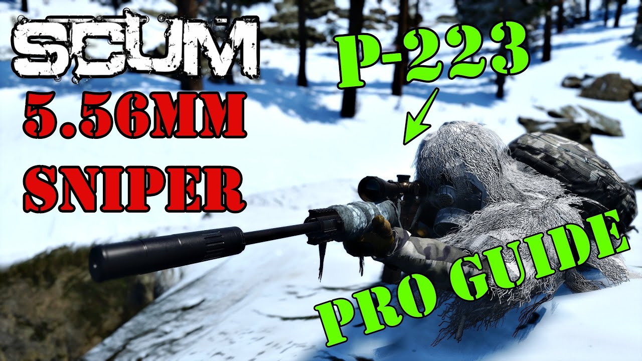 SCUM Ultimate Sniper Guide - P-223 - 5.56 Long Range Shooting Guide -  (Guns & Games)