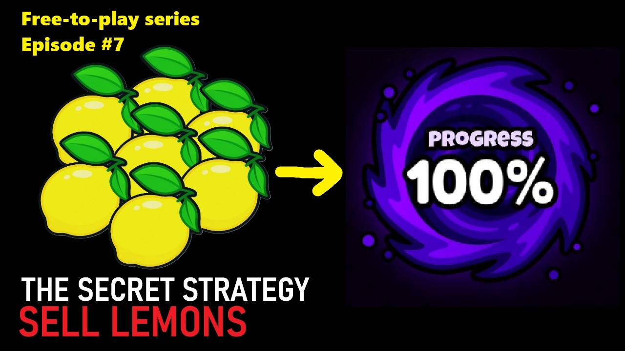 Easiest F2P Strategy Ever! (F2P Episode 7) | Sell Lemons (Roblox)