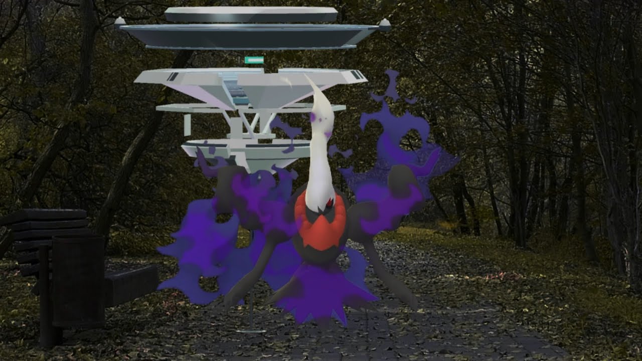 Shadow Darkrai makes its Pok&eacute;mon debut! #GOWildArea