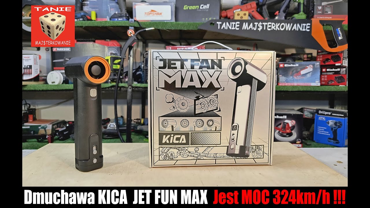 Dmuchawa KICA JET FUN MAX - Jest Moc !!! 324km/h !!! Czyści, Odkurza, Odśnieża?