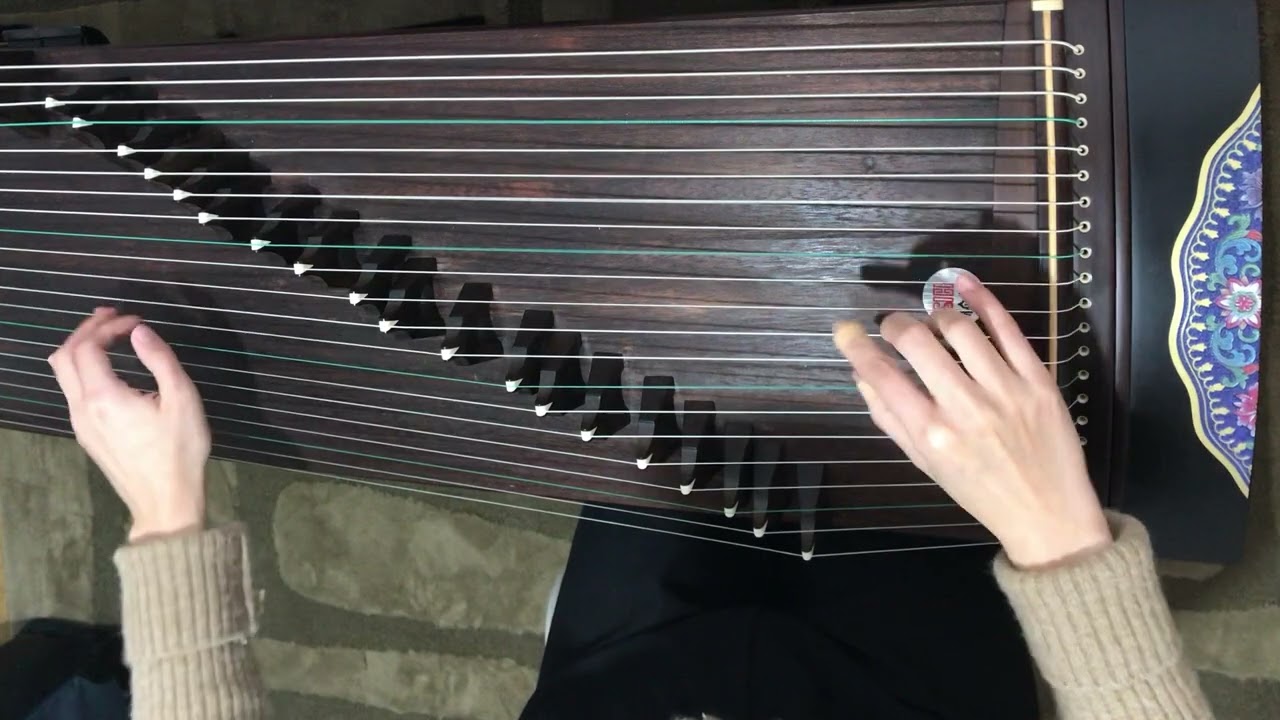 Guzheng The New Song of Dongting Lake (Part 2)古箏 - 洞庭新歌 快板 92bpm Follow Along