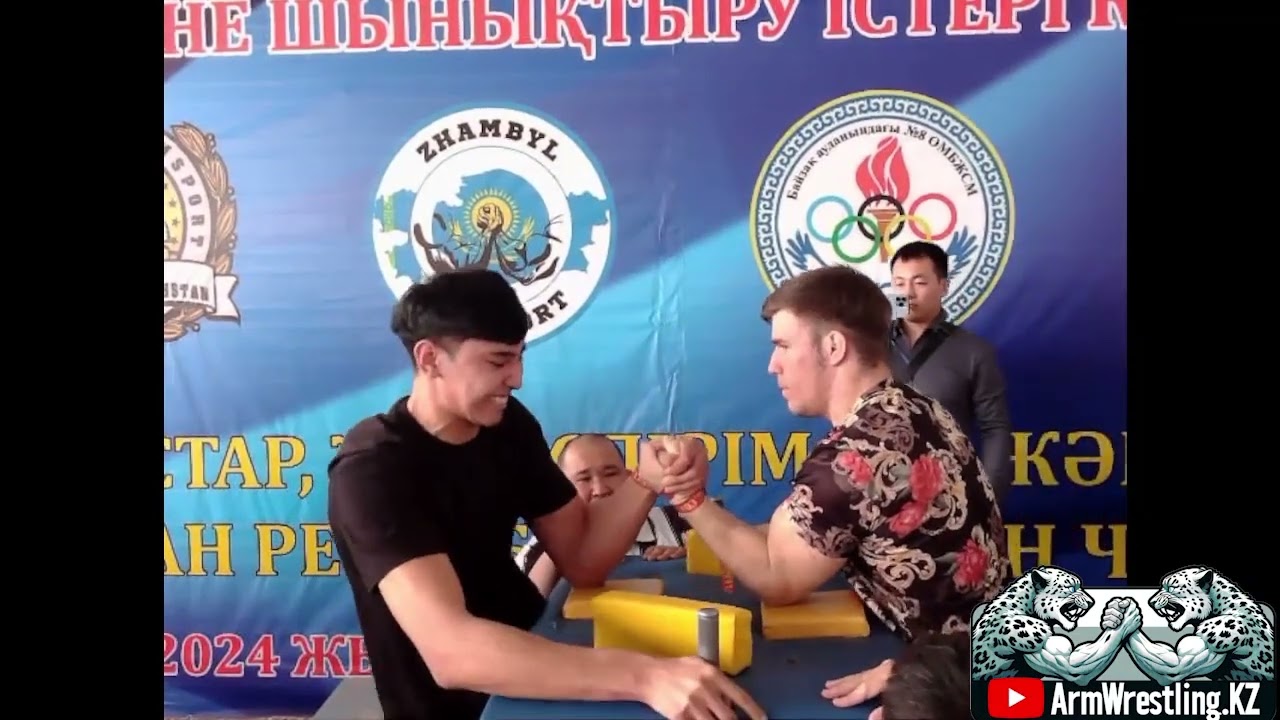 Молодежь мужчины 85 кг, левая и правая рука - Чемпионат Казахстана Март 2024. г. Тараз