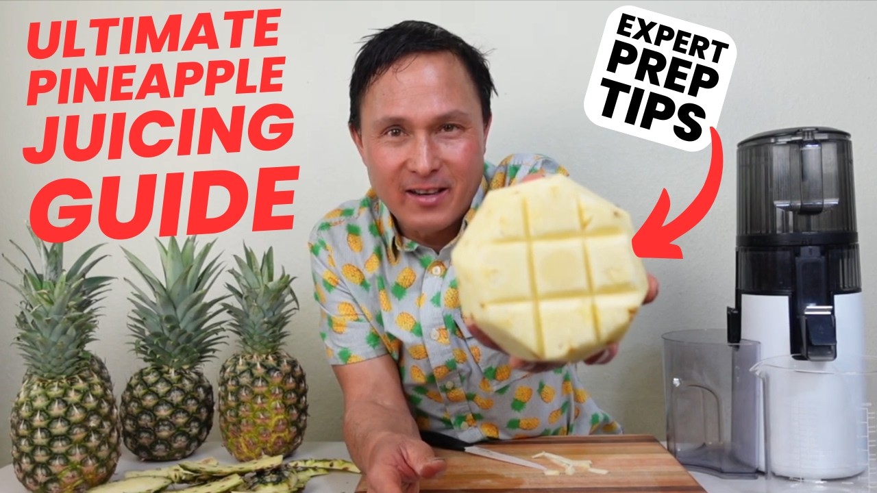 How to Juice 5 Pineapples Without Clogging 🍍 Unlock Maximum Nutrition