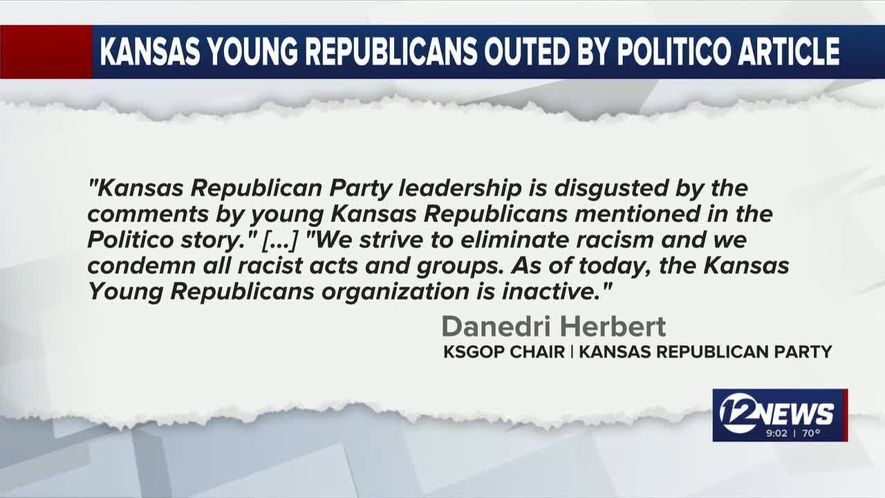 Kansas Young Republicans group chat leaked