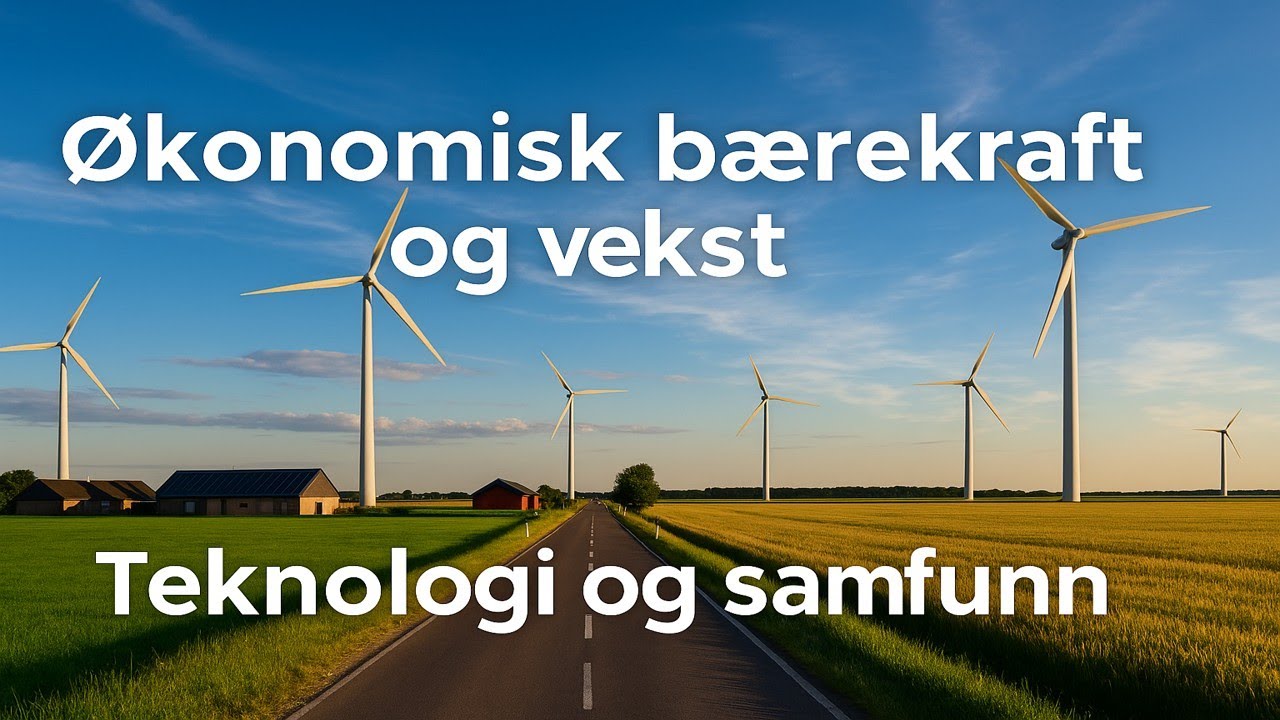 &Oslash;konomisk b&aelig;rekraft og vekst.  Teknologi og samfunn.