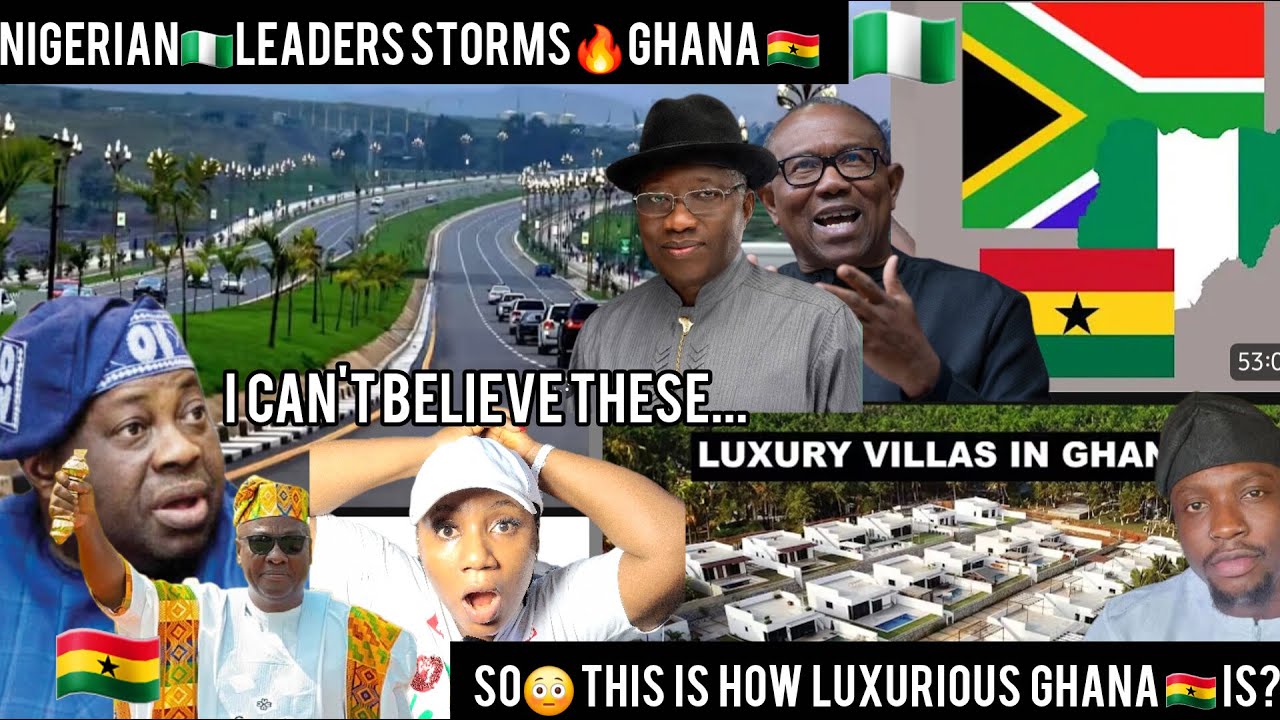 NIGERIAN🇳🇬POLITICIANS GOES CR@ZY AFTER STORMING🔥GHANA'S LUXURY VILLA😳