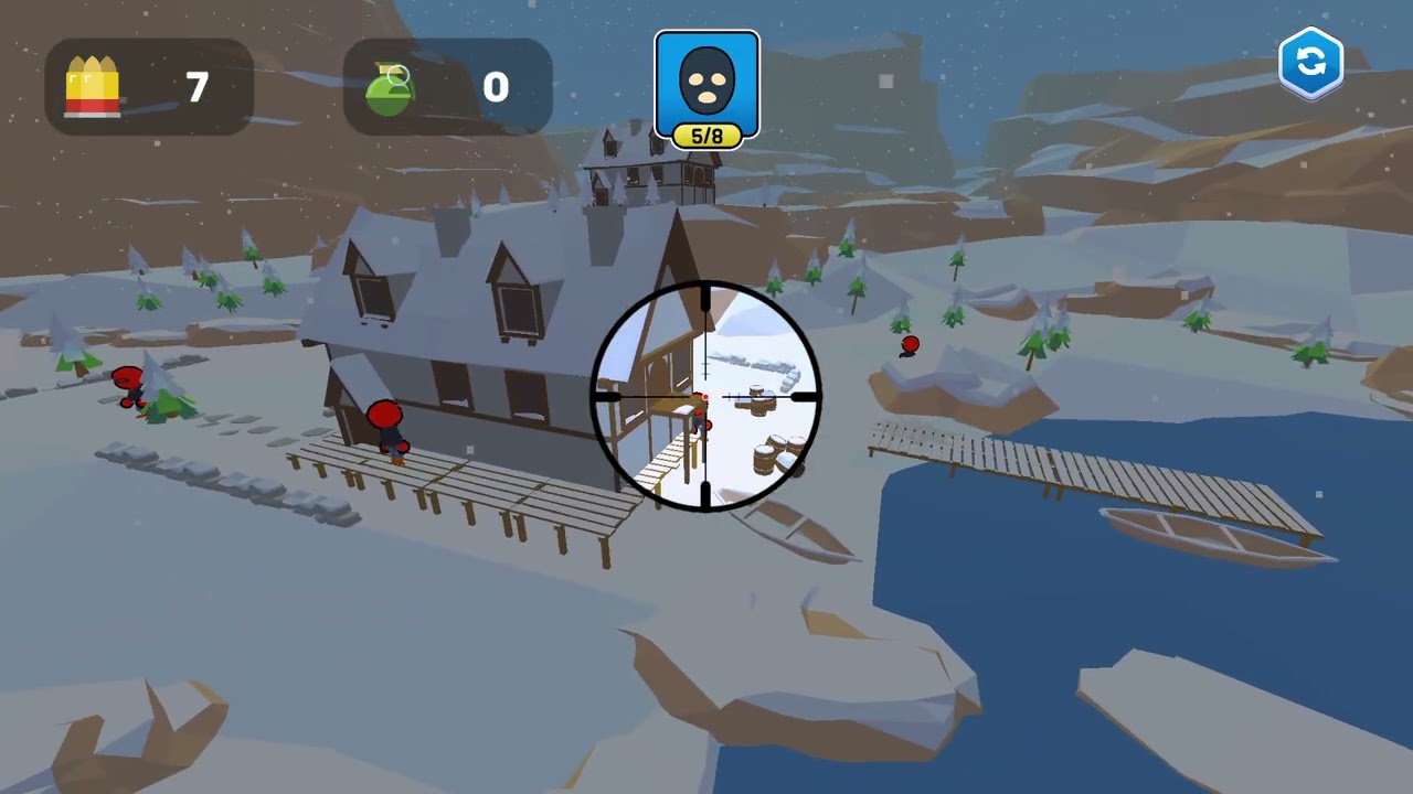 I Completed All Levels in This Sniper Master Game #snipergameplay #sniperchallange #newsniper