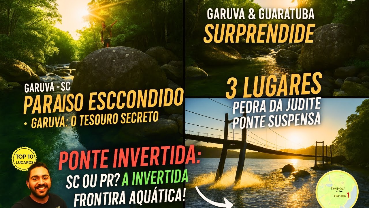 ONDE FICA? A Incrível PONTE INVERTIDA e os Segredos de Garuva e Guaratuba! 🌊