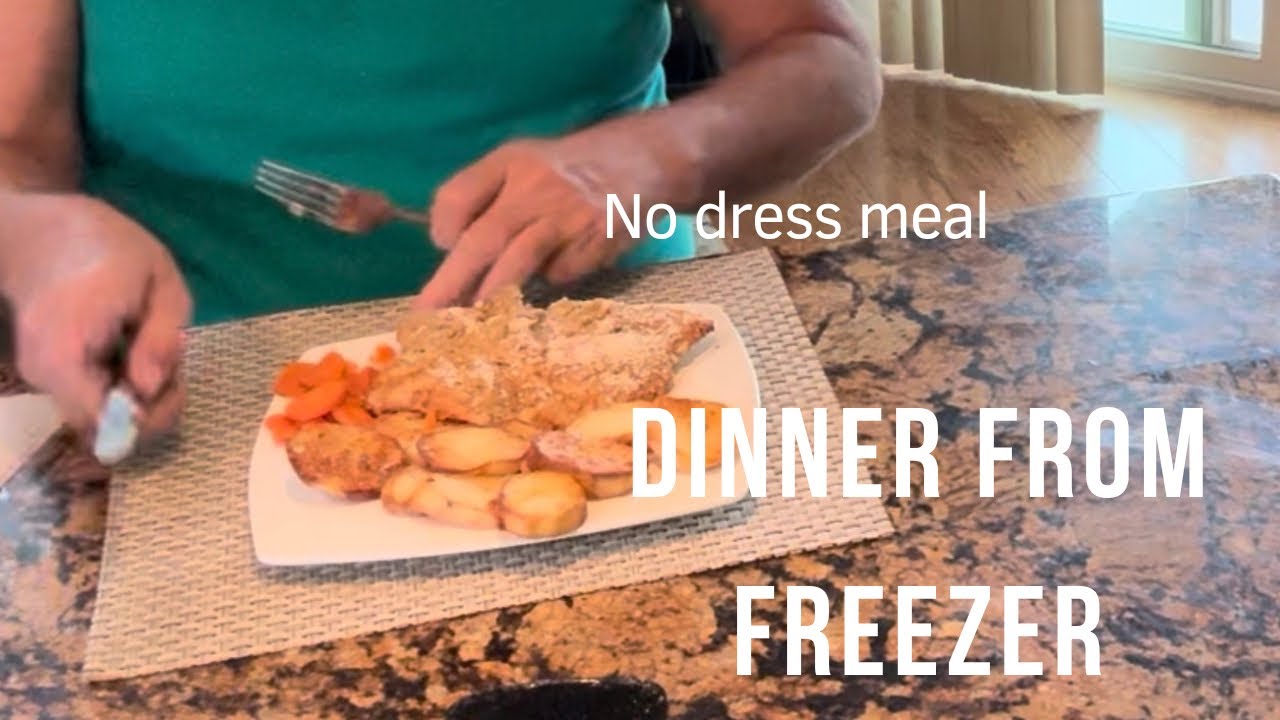 Freezer-to-Table Dinner Fast, Easy & Budget-Friendly,Frugal Freezer Meals Zero Clean-Up Dinner Idea