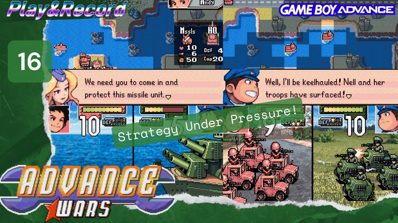 Advance Wars Part 16 (Game Boy Advance) Playthrough Non Commentary
