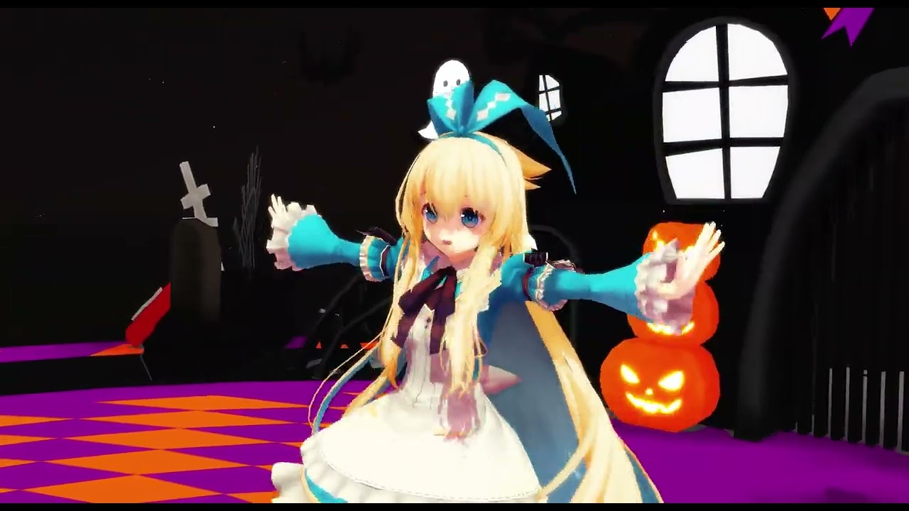 【MMDグリムノーツRepage】アリスちゃんでHappy Halloween