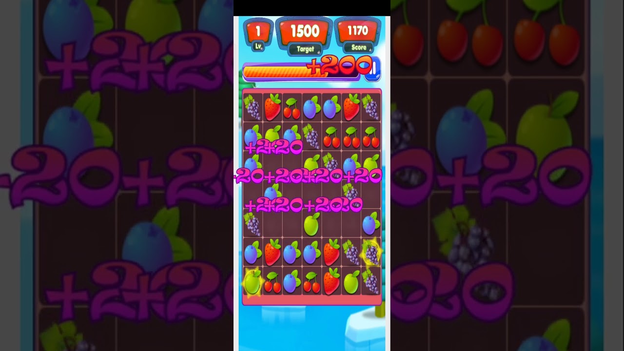 Fruit Connect Candy Soft Clouds Game Review | Best Candy Link Game